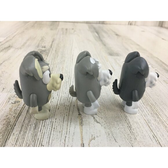Bluey The Terriers with Swords Shield School Friends Jo Dan Adam Figure Triplets - Picture 12 of 16